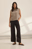 Stephanie Linen Pant- Black