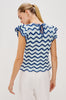 Coen Top - Azure Scallop