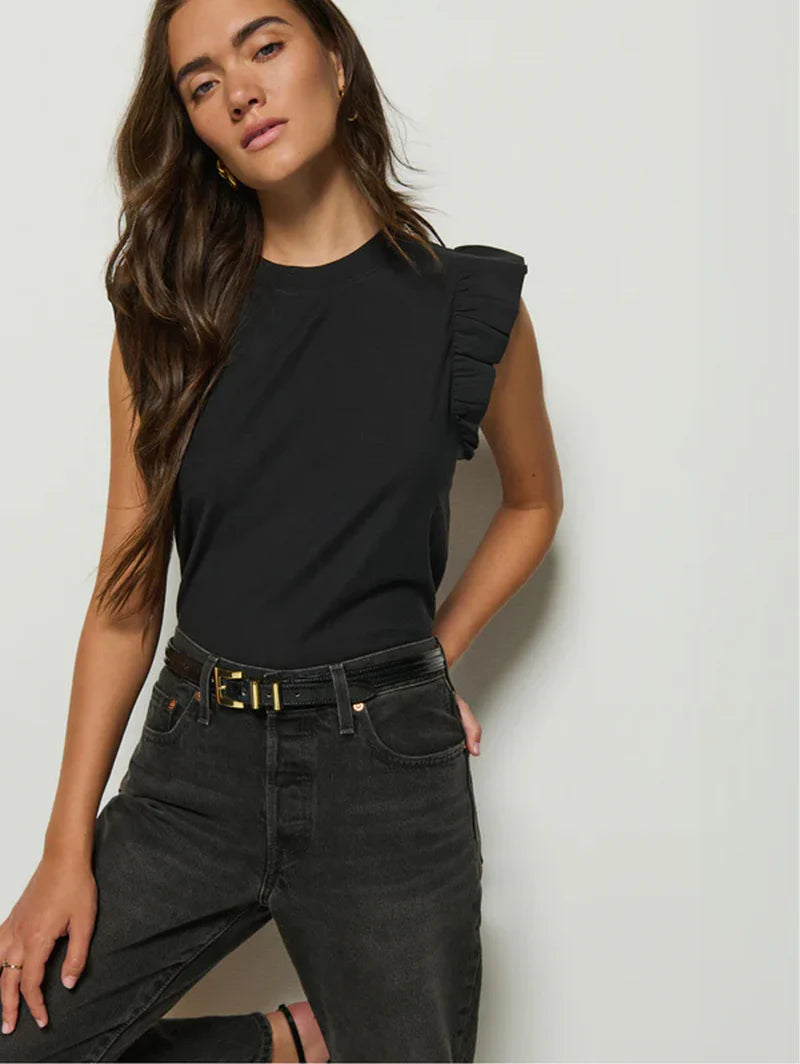 Paulette Tank - Jet Black