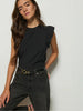 Paulette Tank - Jet Black