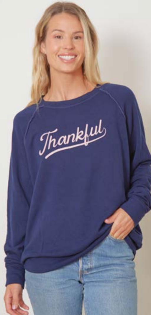 Thankful Vita Top - Purple Blue