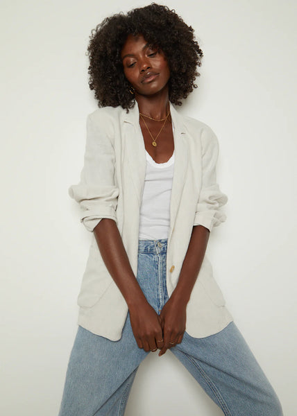 Free people hot sale linen blazer