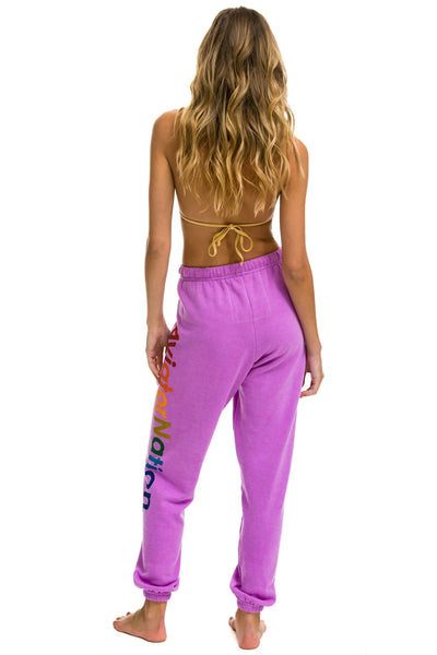 Purple sweatpants womens hotsell