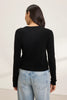 Cleo Wade Cashmere Cardi- Black