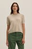 Yara Cashmere Top- Wheat