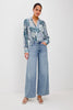 Josephine Shirt - Marine Mixed Stripe