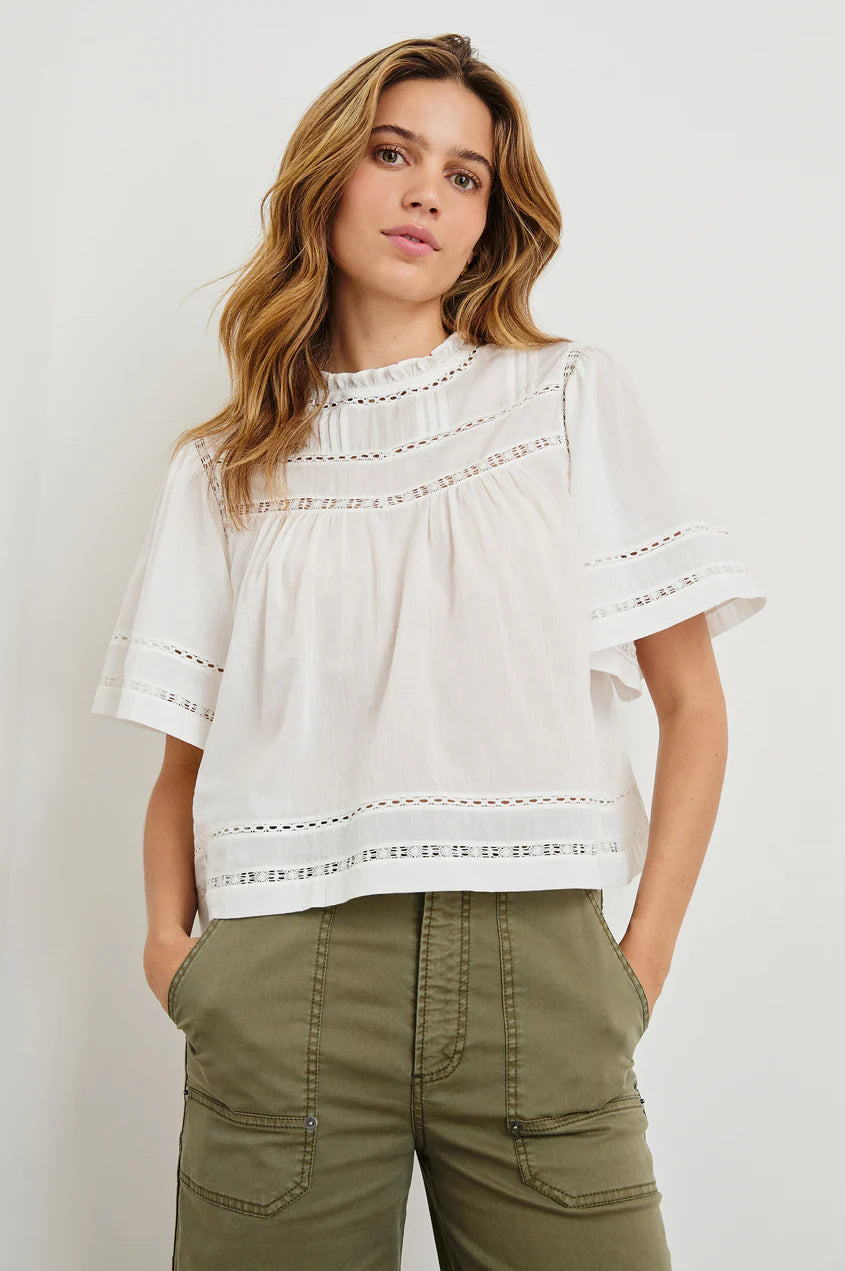 Daisy Top - White
