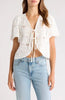Rosalyn Tie Front Top
