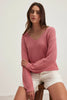 Nepal Sweater- Rose