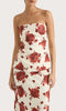 Alexa Top - Garnet Cecile Floral