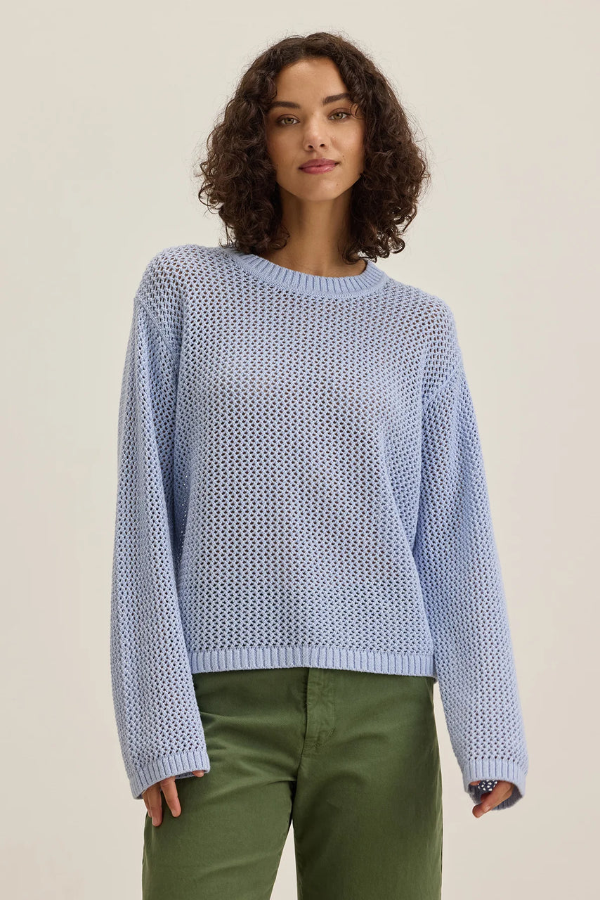 Kanan Cotton Cashmere Mesh Sweater
