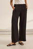 Stephanie Linen Pant- Black