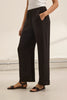 Stephanie Linen Pant- Black