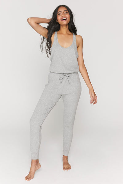 Gray jumpsuit hot sale