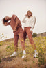 Sherpa Raw Cut Terry Pants - Clay