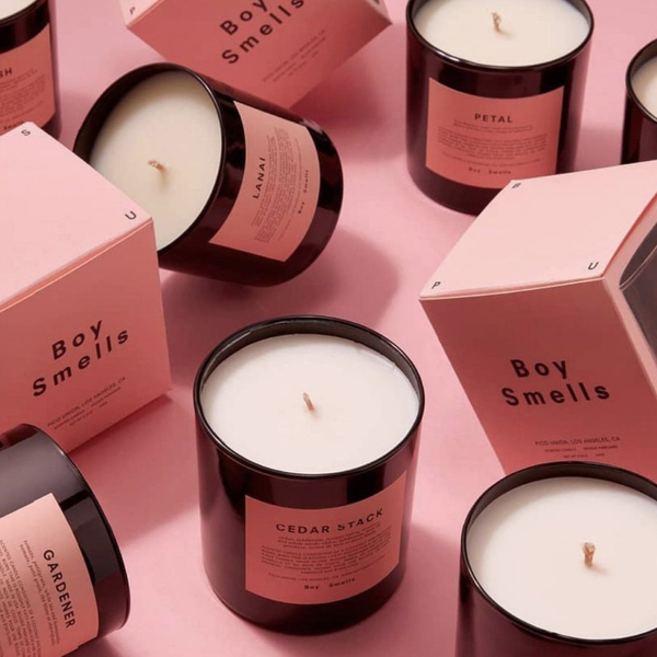 Boy Smells Candles