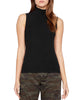 Essential Sleeveless Mock Neck - Black