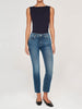 Mara Straight Mid Rise Instasculpt Ankle Jeans - Chancery