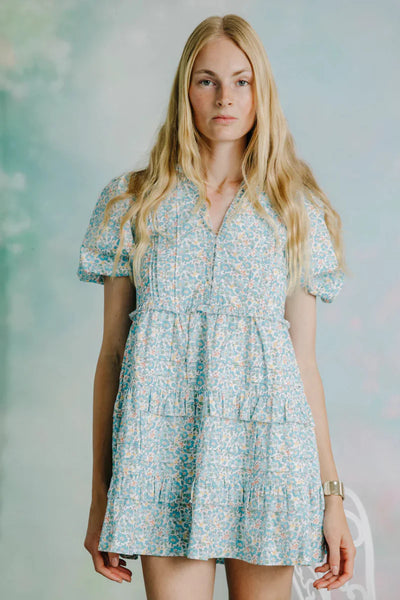 Renee Dress - Mrs Stonely Blue