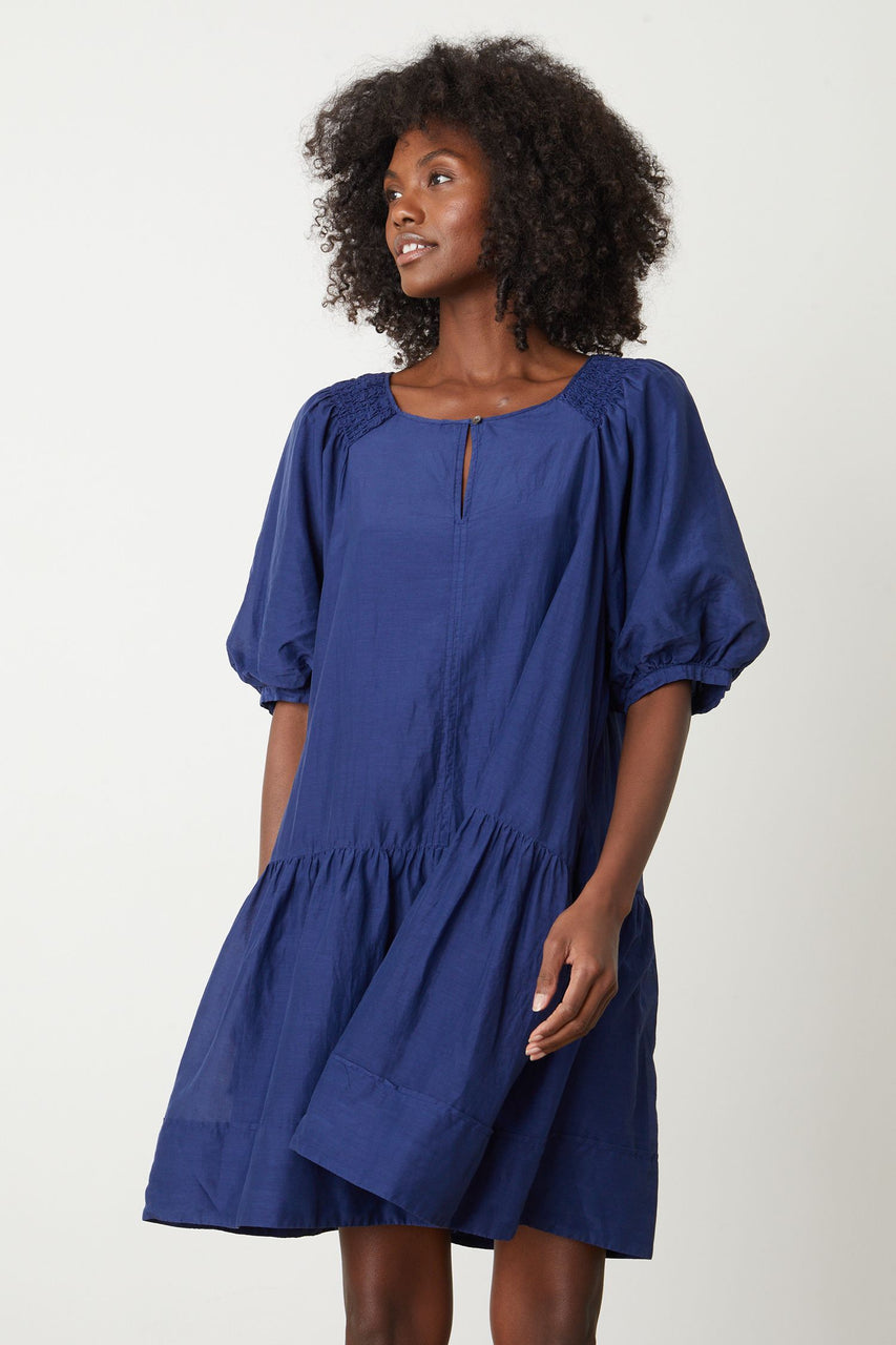 Reece 3/4 Sleeve Dress - Cavern