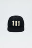 111 Dad Hat- Black