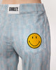 Smiley Checkered Logo Pants