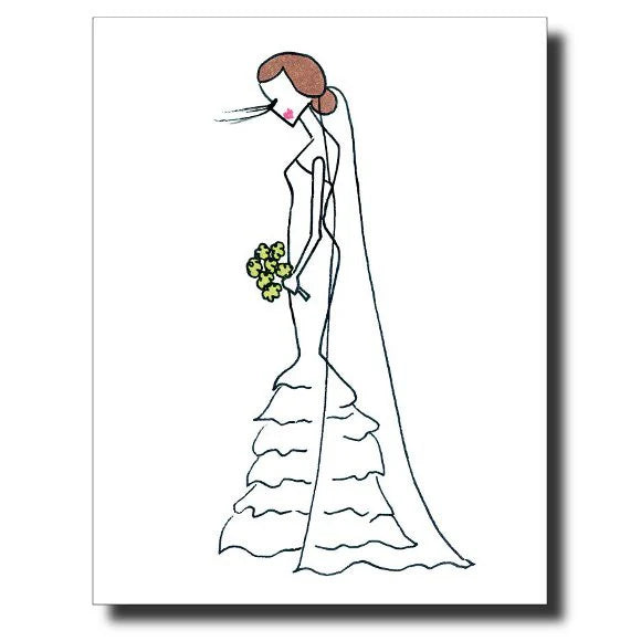 Blushing Bride Card