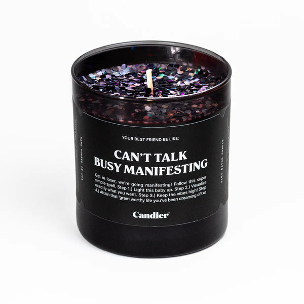 Can't Talk Busy Manifesting Candle