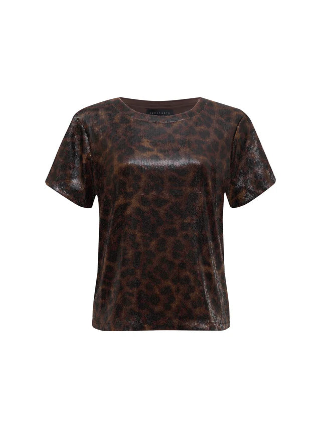 Perfect Sequin Tee- Night Spots