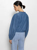 Volume Blouse - Blue Slate