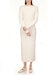 Cable Crew Neck Maxi Dress-Heather Chalk