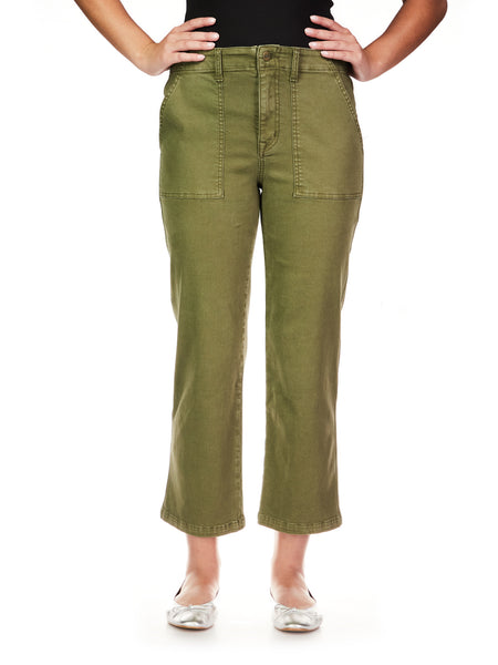 Vacation Crop Pant - Burnt Olive