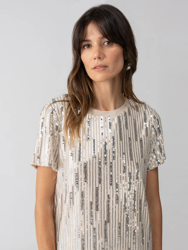 Perfect Sequin Tee- Celebrate