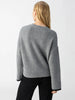 Uptown Girl Sweater- Heather Ash