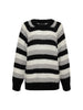 Picture This Stripe Sweater - Ash Multi Stripe