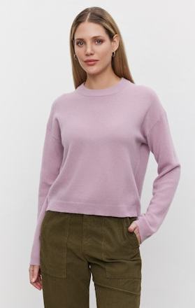 Brooklyn Cashmere Pullover - Mauve