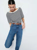 Deana Stripe Envelope T-Shirt- Country Stripe