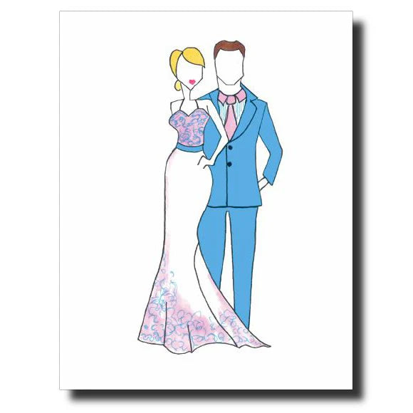 Dapper Couple Card