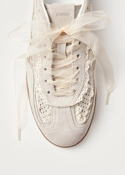 Tb.490 Crochet Cream Leather Sneaker