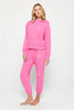 Sun Smiley Luna Sweatpant - Wildflower Pink