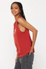 Love Lines Jade Muscle Tank - Redstone