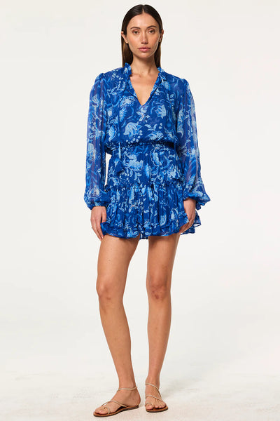 Lorena Dress - Figi Blue