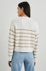 Geneva Cardigan - Sand Stripe