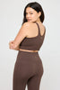 Amor Crop Tank- Mocha