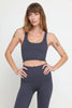 Amor Crop Tank - Shadow