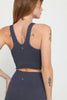 Amor Crop Tank - Shadow