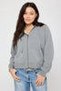 Everyday Zip Hoodie- Heather Grey