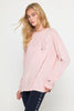 888 Dreamer Denver L/S Tee- Dusty Rose