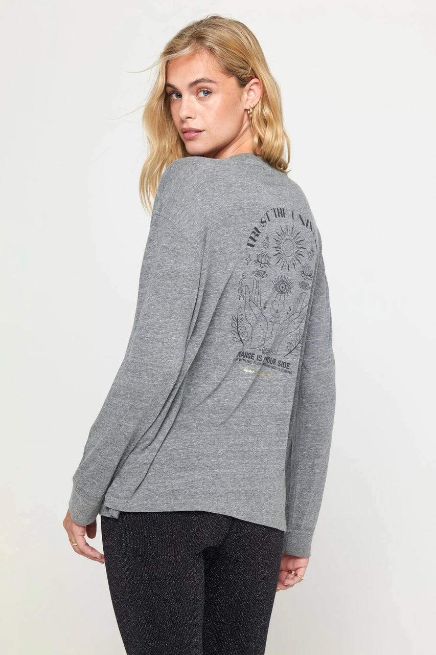 555 Change Denver L/S Tee- Heather Grey