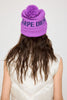 Carpe Diem Pompom Beanie- Electric Amethyst